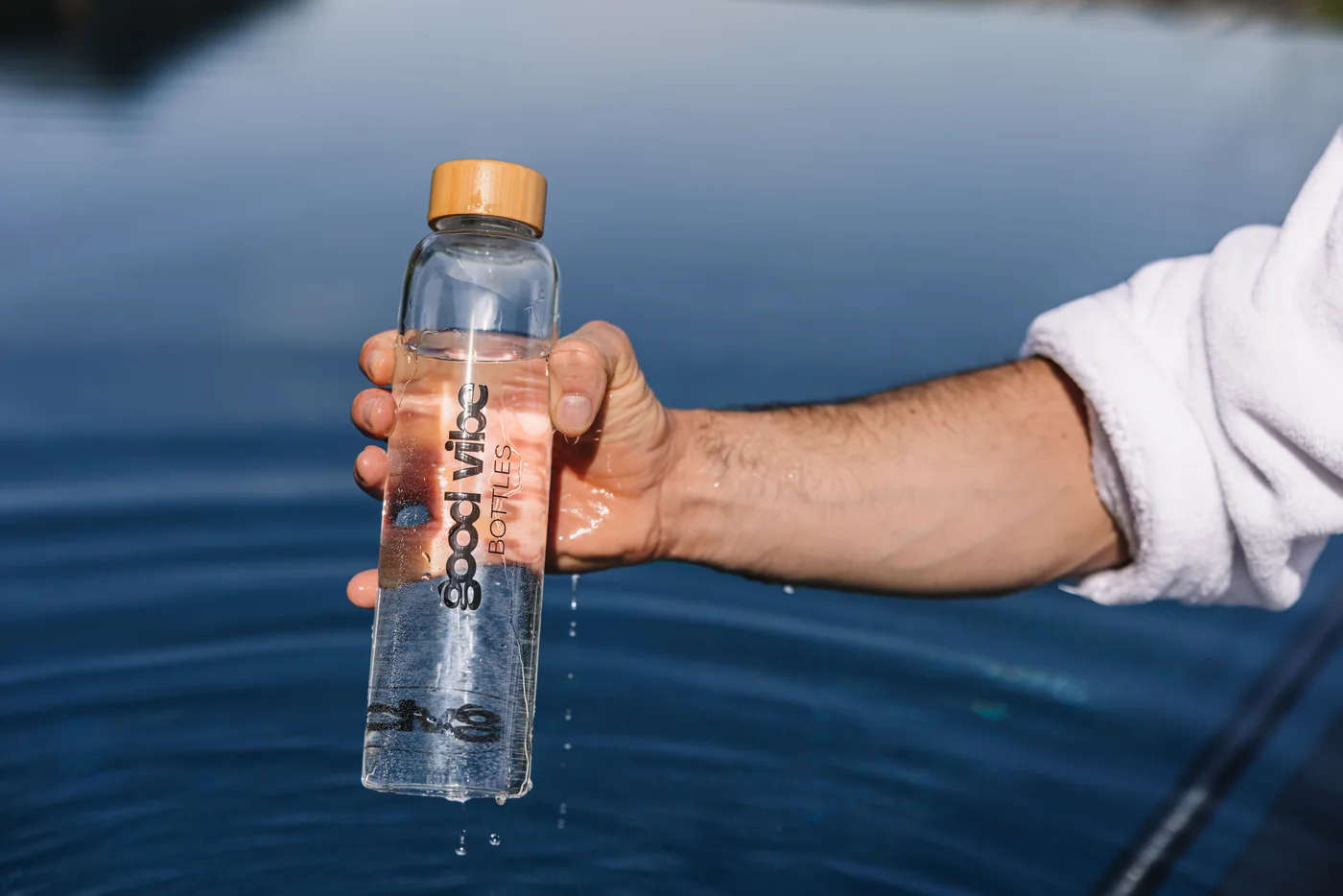 Borosilikatglas Trinkflasche